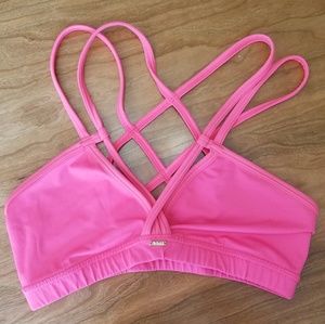 Naja Ana strappy sports bra hot pink S